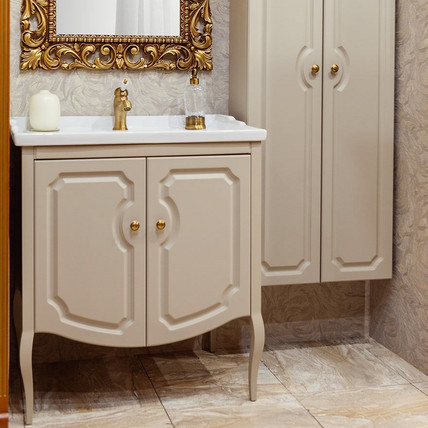 Тумба с раковиной Firenze CG 90 с дверцами (8 цветов на выбор)